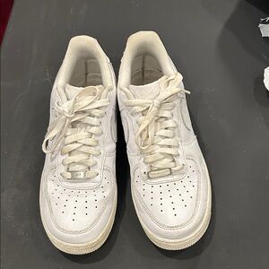 Classic White Men's AF1 Sneakers